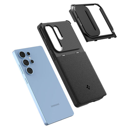 Pouzdro pro Samsung Galaxy S25 Ultra S938, Spigen, OPTIK ARMOR, Černá ACS08969