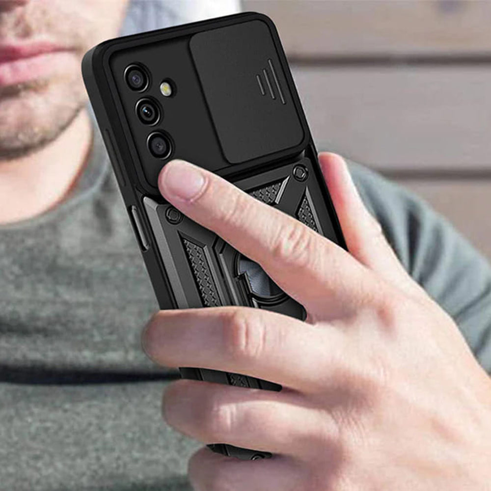 Case for Samsung Galaxy A04s A047 / A13 5G A136, Techsuit, CamShield, Black