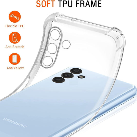 Pouzdro pro Samsung Galaxy A04s A047 / A13 5G A136, Techsuit, nárazuvzdorné průhledné, transparentní