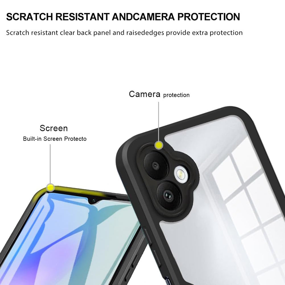 Pouzdro pro Samsung Galaxy A05 A055, Techsuit, ColorVerse 360, Černá