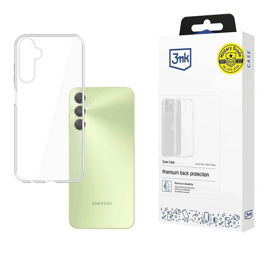 Pouzdro pro Samsung Galaxy A05s A057, 3MK, Čiré, Transparentní