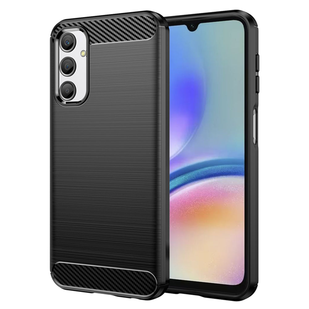 Pouzdro pro Samsung Galaxy A05s A057, Techsuit, Carbon, Černé