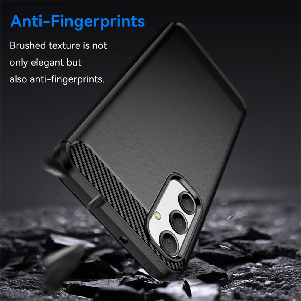 Pouzdro pro Samsung Galaxy A05s A057, Techsuit, Carbon, Černé
