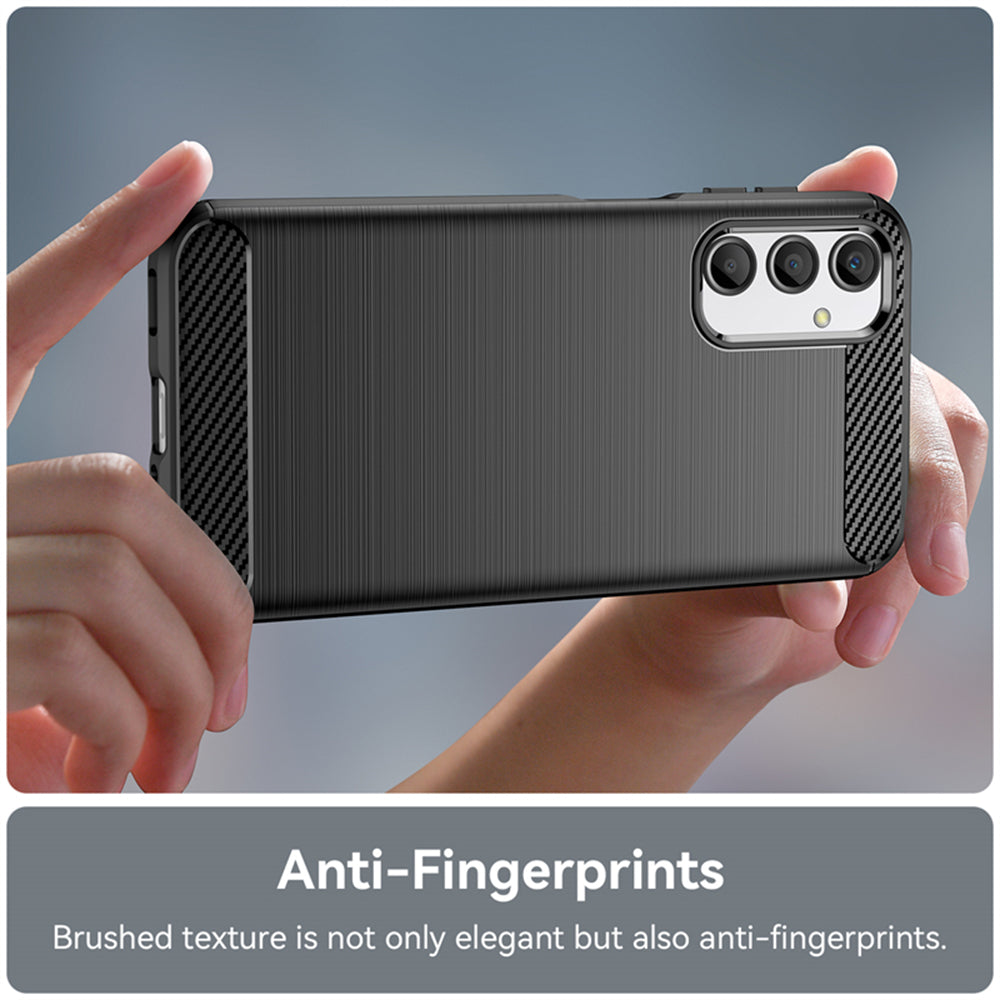 Pouzdro pro Samsung Galaxy A05s A057, Techsuit, Carbon, Černé