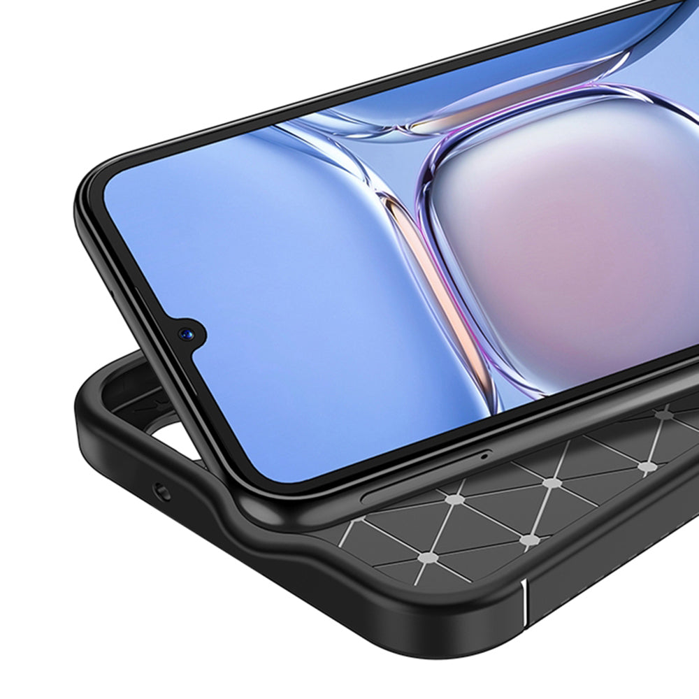 Pouzdro pro Samsung Galaxy A05s A057, Techsuit, CarbonFiber, Černé