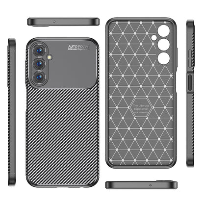 Pouzdro pro Samsung Galaxy A05s A057, Techsuit, CarbonFiber, Černé
