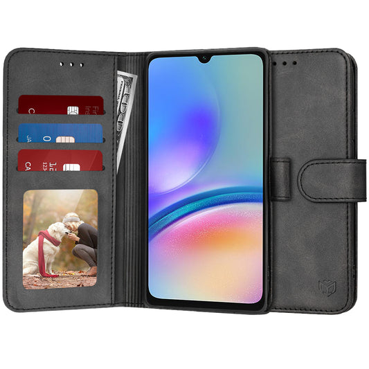 Pouzdro pro Samsung Galaxy A05s A057, Techsuit, Diary Book, černé