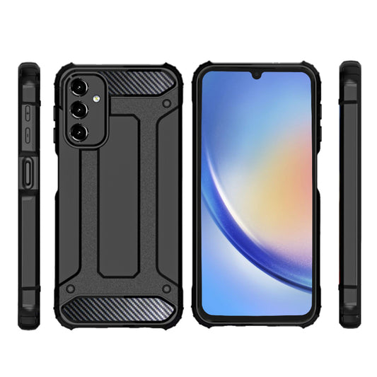 Pouzdro pro Samsung Galaxy A05s A057, Techsuit, Hybrid Armor, Černé