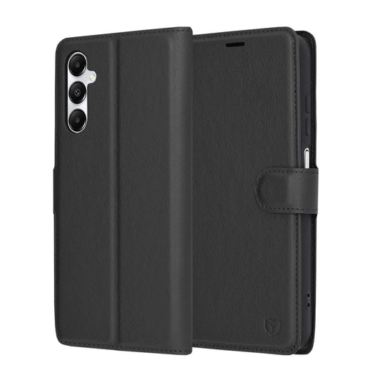 Pouzdro pro Samsung Galaxy A05s A057, Techsuit, kožené folio, černé