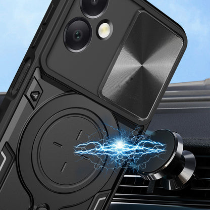 Pouzdro pro Samsung Galaxy A06 A065, Techsuit, CamGuard Pro, Růžovo-zlaté