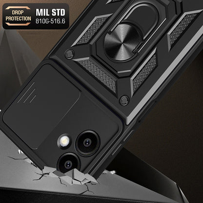 Pouzdro pro Samsung Galaxy A06 A065, Techsuit, CamShield, Modré