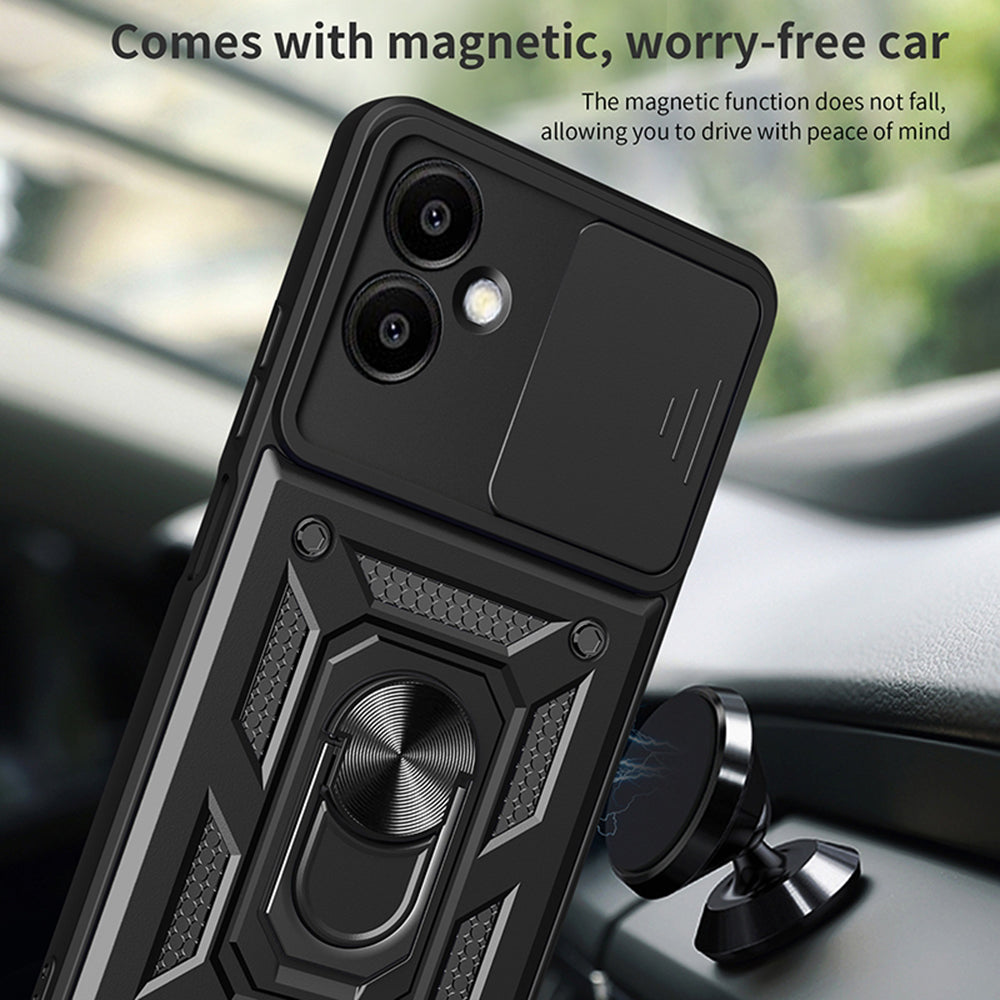 Pouzdro pro Samsung Galaxy A06 A065, Techsuit, CamShield, Růžové