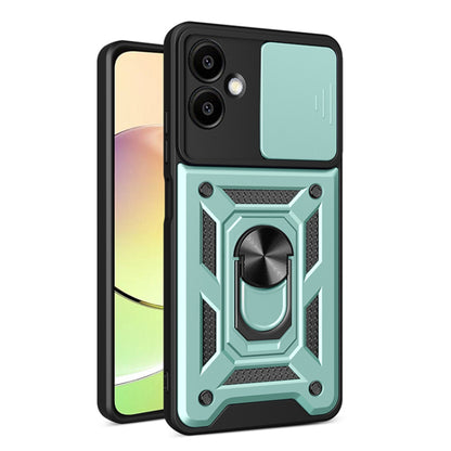 Pouzdro pro Samsung Galaxy A06 A065, Techsuit, CamShield, Zelené