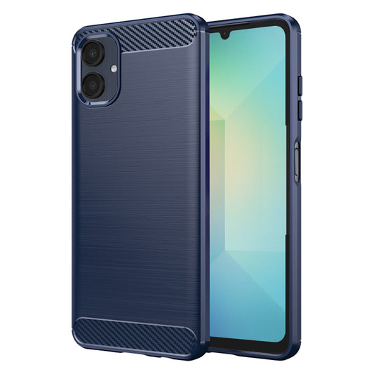 Pouzdro pro Samsung Galaxy A06 A065, Techsuit, Carbon, Modré