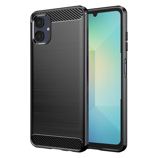 Pouzdro pro Samsung Galaxy A06 A065, Techsuit, Carbon, Černé