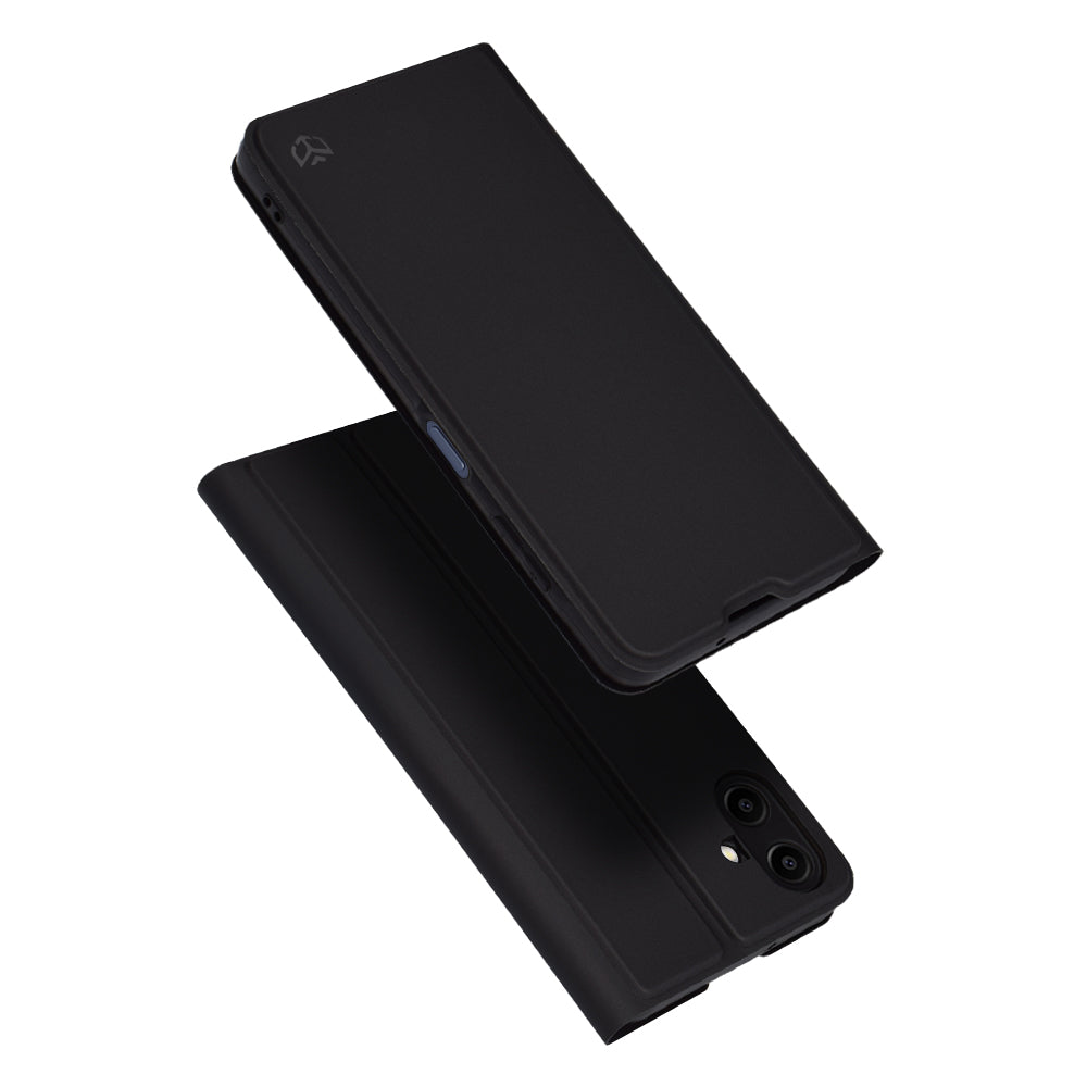 Pouzdro pro Samsung Galaxy A06 A065, Techsuit, Magskin Book, Černé