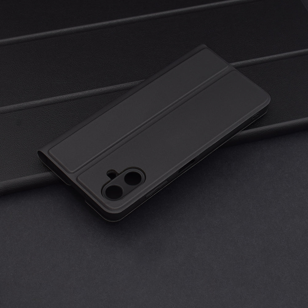 Pouzdro pro Samsung Galaxy A06 A065, Techsuit, Magskin Book, Černé
