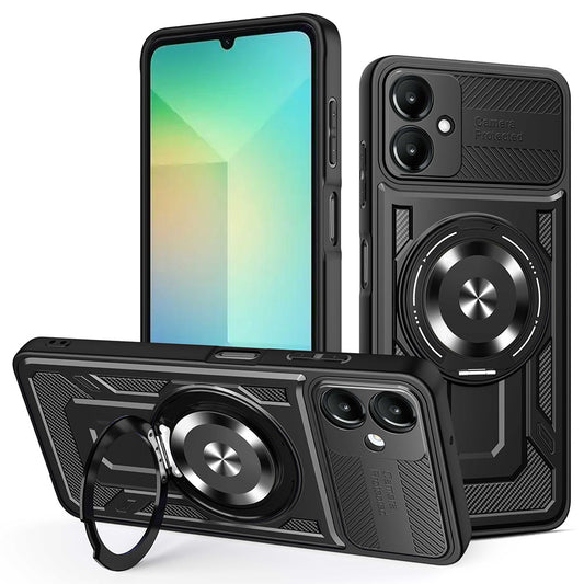 Pouzdro pro Samsung Galaxy A06 A065, Techsuit, RuggedCam, Černé