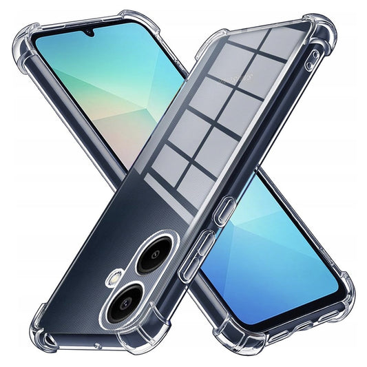 Pouzdro pro Samsung Galaxy A06 A065, Techsuit, Odolné proti nárazům, Průhledné
