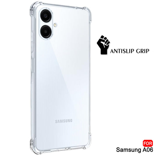 Pouzdro pro Samsung Galaxy A06 A065, Techsuit, Odolné proti nárazům, Průhledné