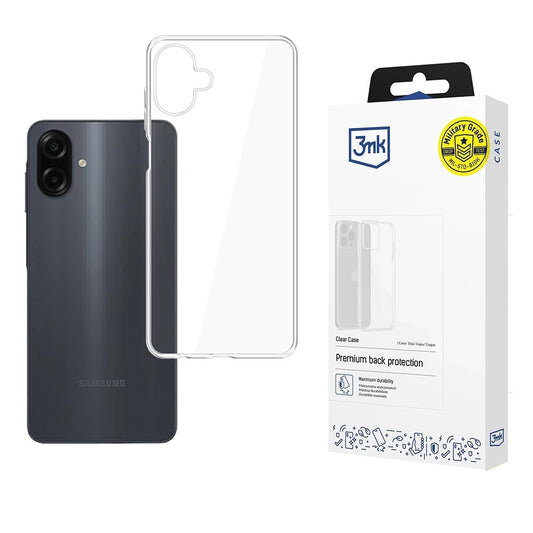 Pouzdro pro Samsung Galaxy A07 4G A075, 3MK, Clear, Průhledné
