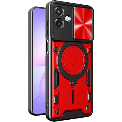 Pouzdro pro Samsung Galaxy A07 4G A075, Techsuit, CamGuard Pro, červené