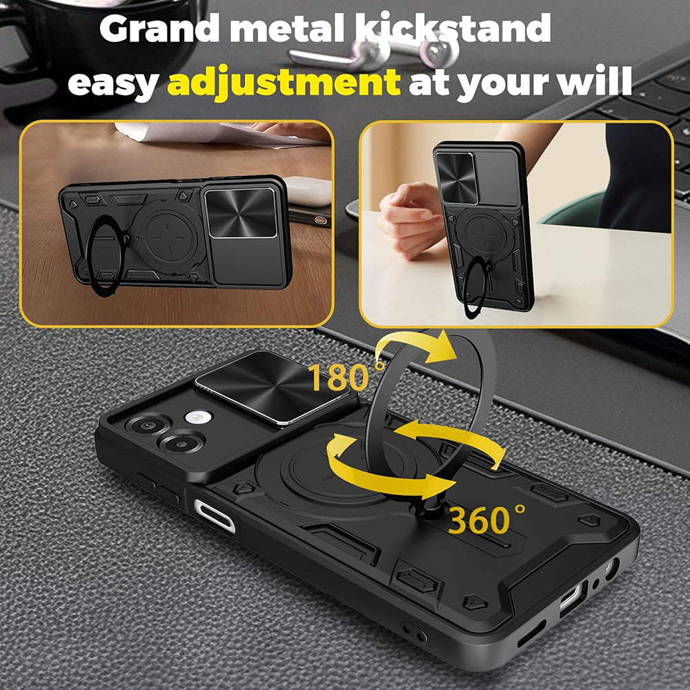 Pouzdro pro Samsung Galaxy A07 4G A075, Techsuit, CamGuard Pro, červené