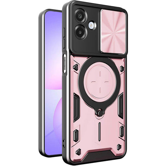 Pouzdro pro Samsung Galaxy A07 4G A075, Techsuit, CamGuard Pro, růžové