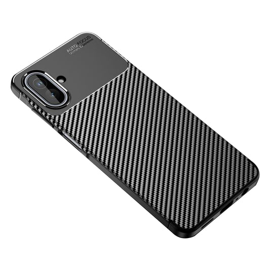 Pouzdro pro Samsung Galaxy A07 4G A075, Techsuit, CarbonFiber, Černé