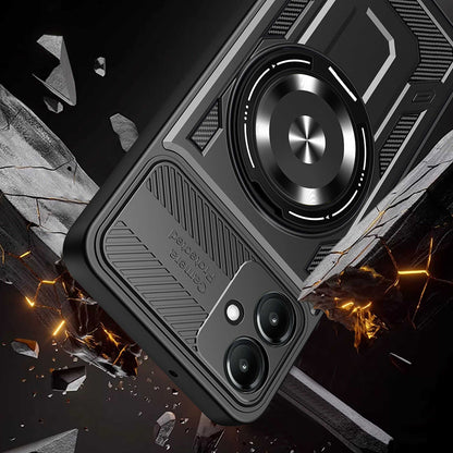 Pouzdro pro Samsung Galaxy A07 4G A075, Techsuit, RuggedCam, Fialové