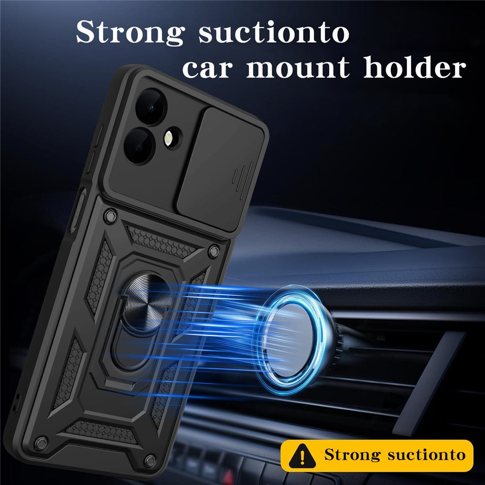 Pouzdro pro Samsung Galaxy A08 4G A085 / A07 5G A076, Techsuit, CamShield, Černé