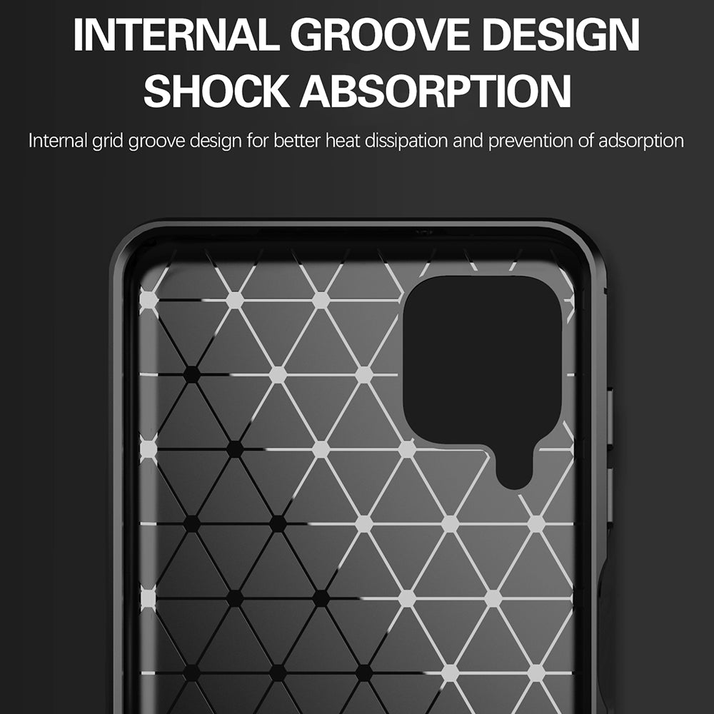 Pouzdro pro Samsung Galaxy A12 Nacho A127 / A12 A125, Techsuit, Carbon, Černé