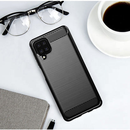 Pouzdro pro Samsung Galaxy A12 Nacho A127 / A12 A125, Techsuit, Carbon, Černé