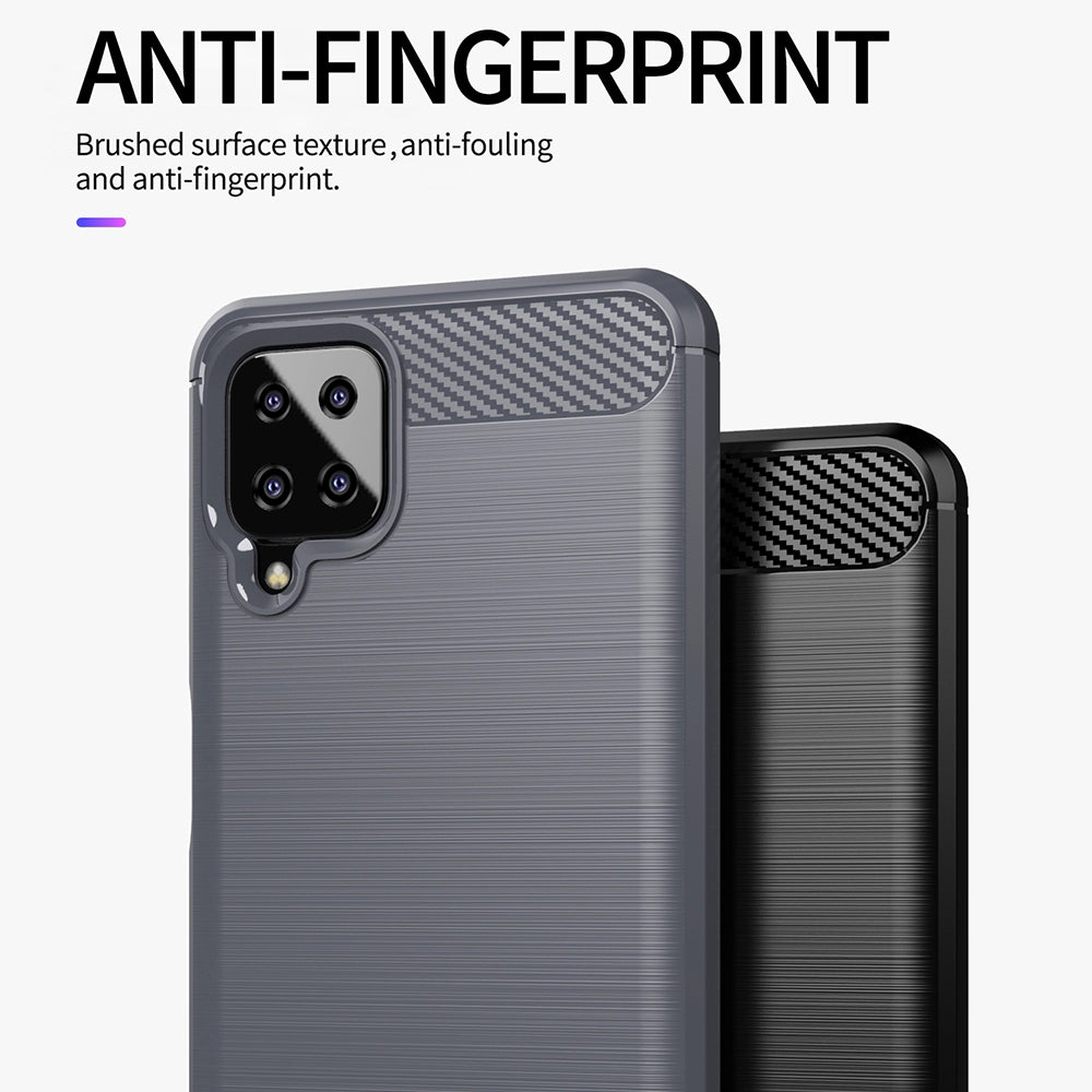 Pouzdro pro Samsung Galaxy A12 Nacho A127 / A12 A125, Techsuit, Carbon, Černé