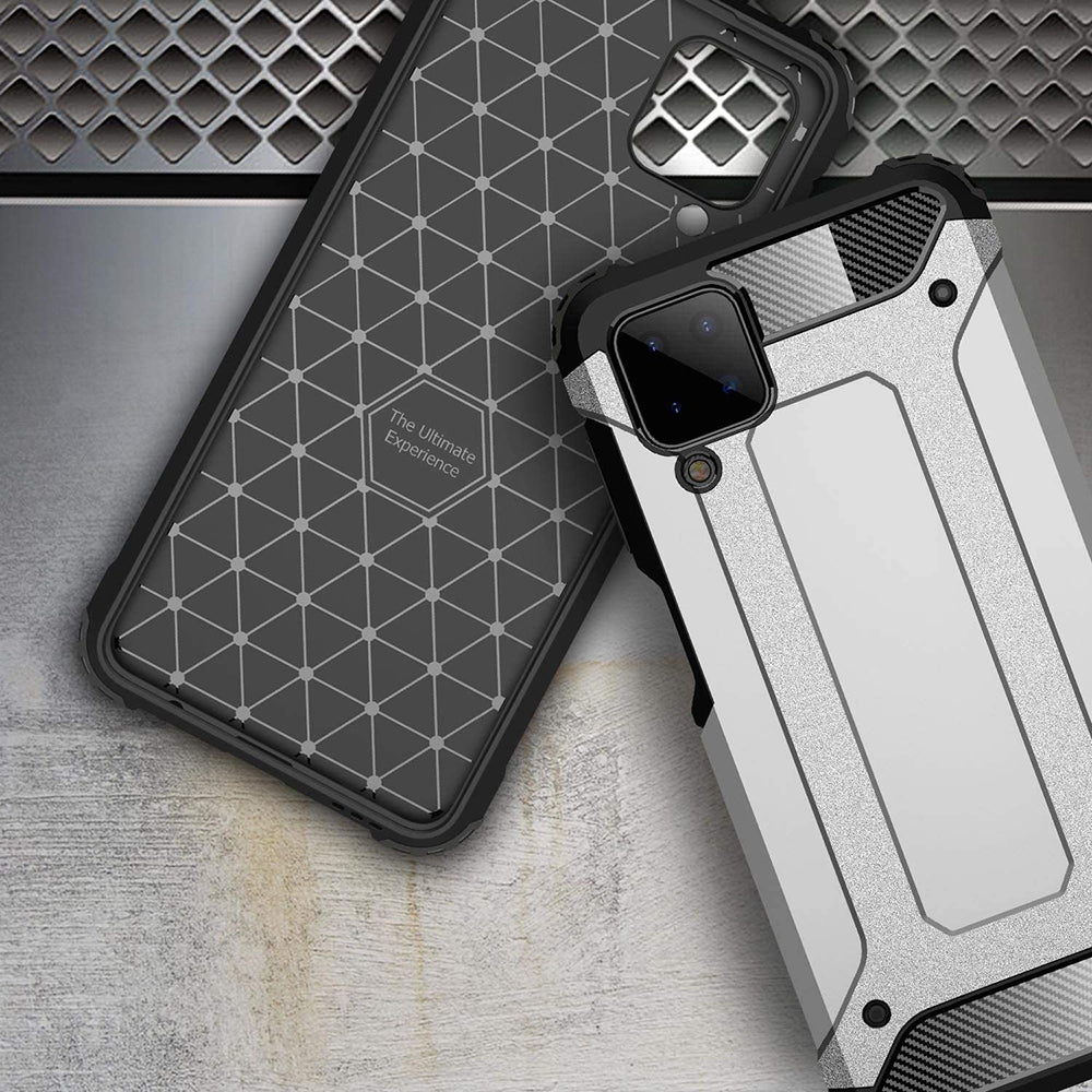 Pouzdro pro Samsung Galaxy A12 Nacho A127 / A12 A125, Techsuit, Hybrid Armor, Černé