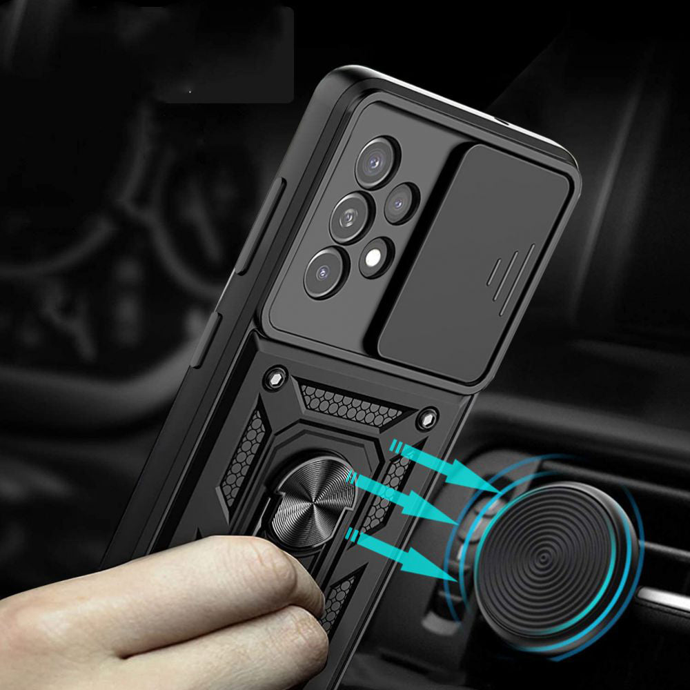 Pouzdro pro Samsung Galaxy A13 A135, Techsuit, CamShield, Černé