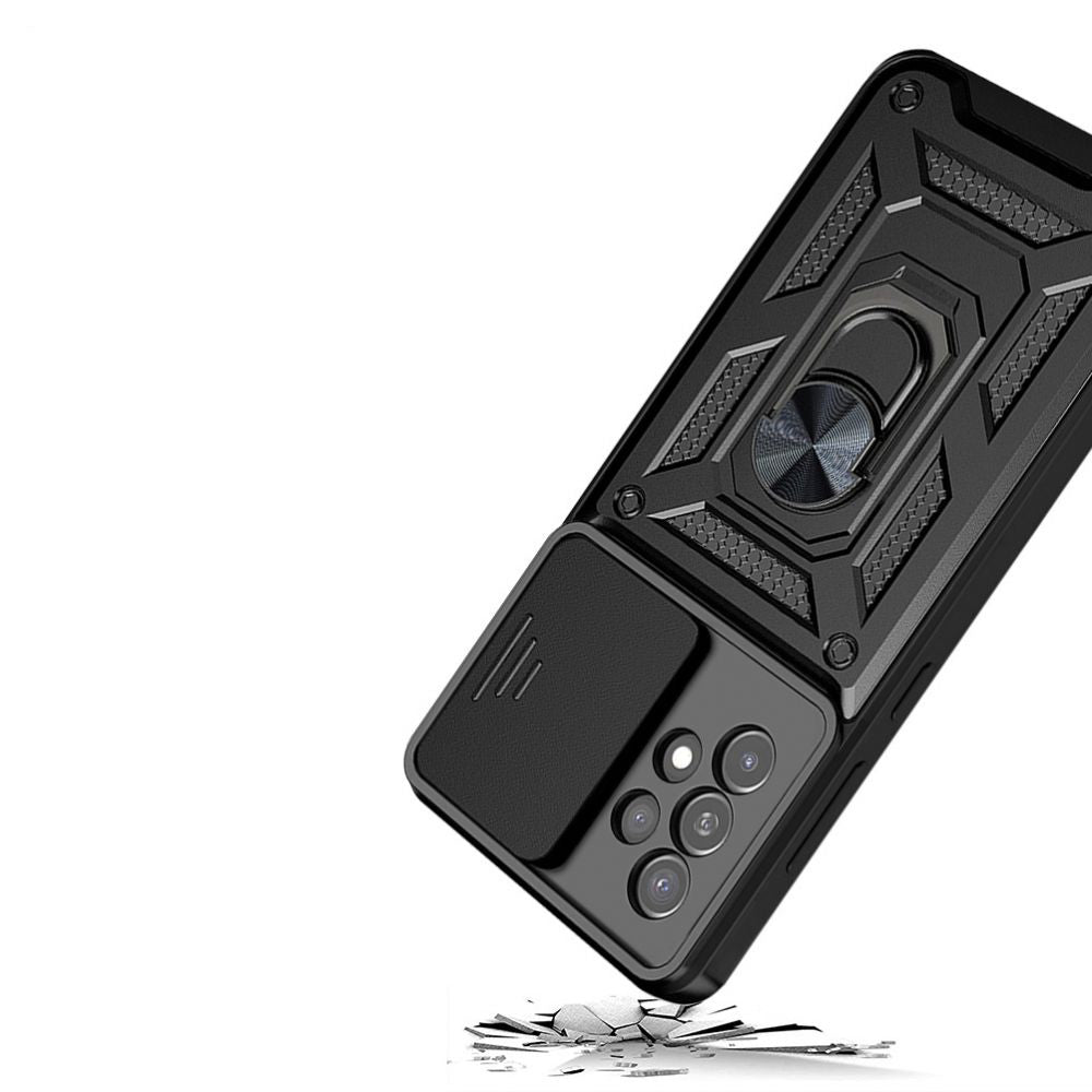 Pouzdro pro Samsung Galaxy A13 A135, Techsuit, CamShield, Černé