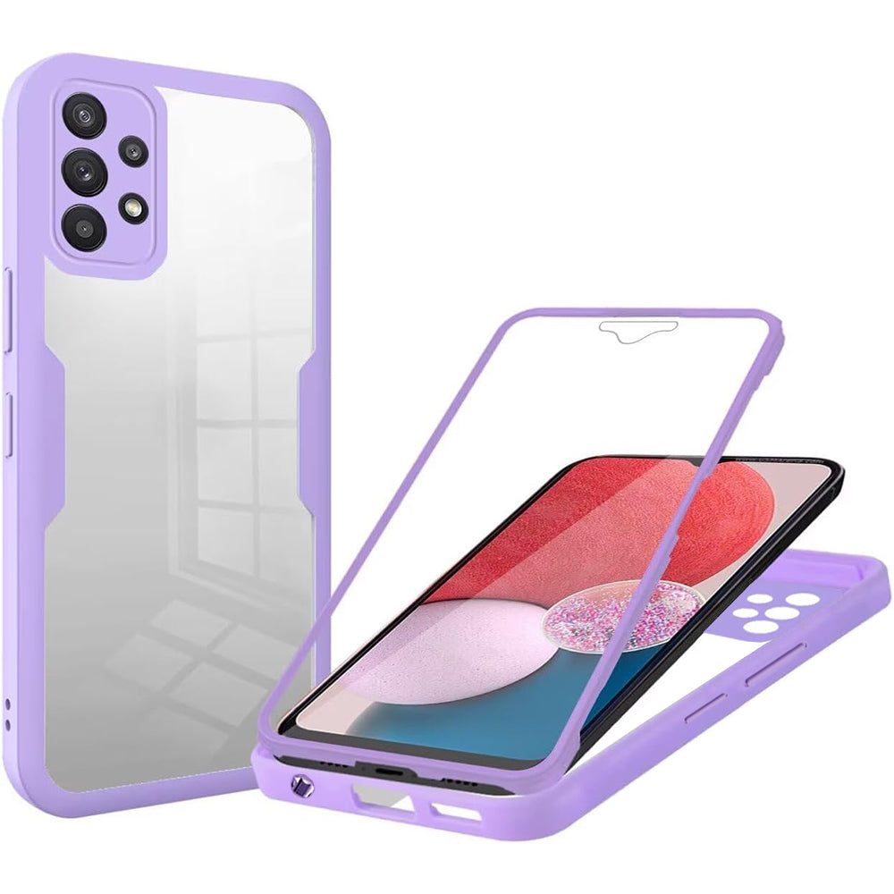 Pouzdro pro Samsung Galaxy A13 A135, Techsuit, ColorVerse 360, Fialové