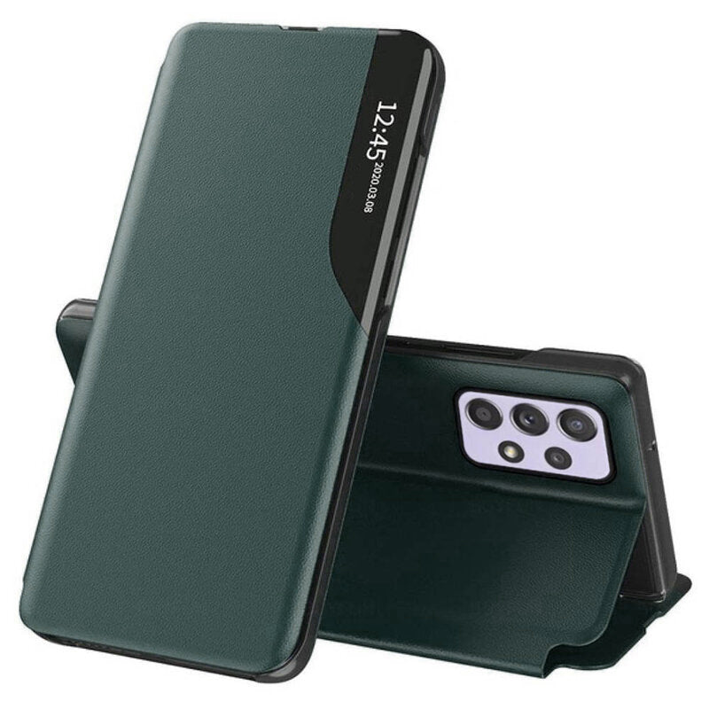 Pouzdro pro Samsung Galaxy A13 A135, Techsuit, eFold, Zelené