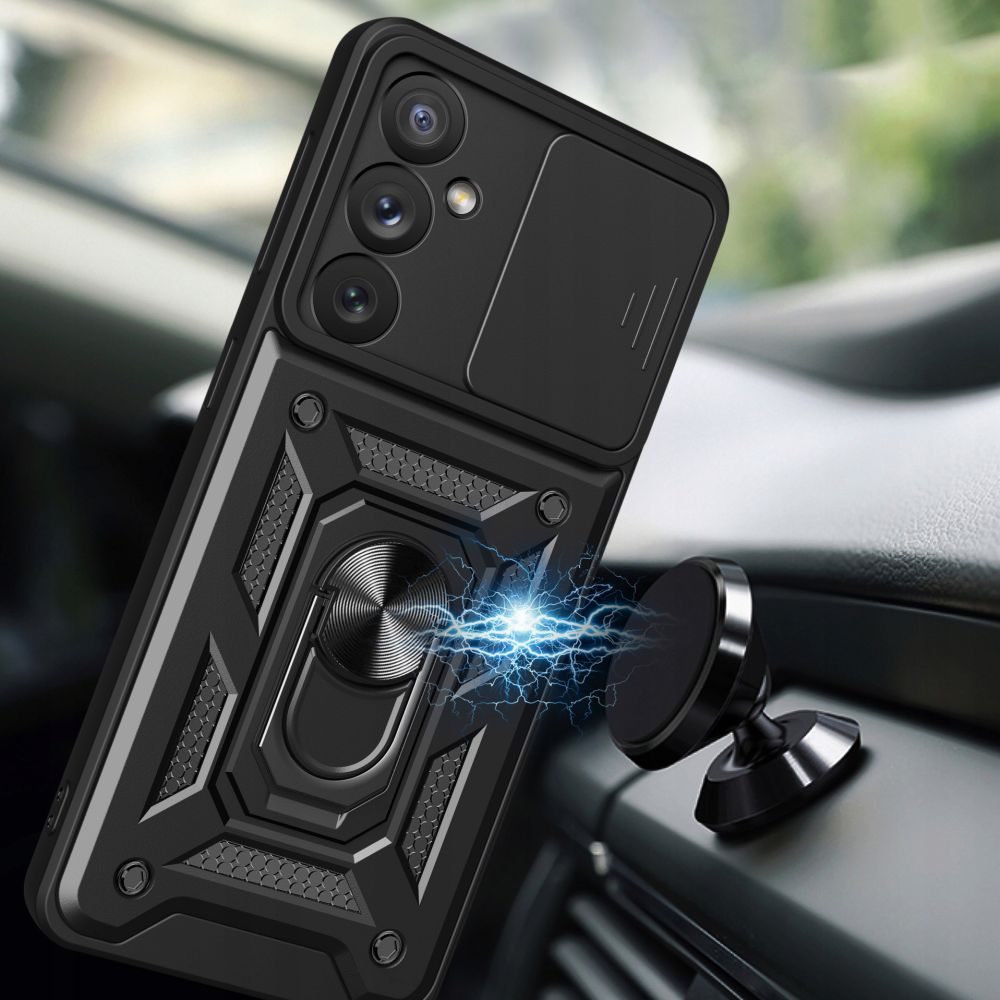 Pouzdro pro Samsung Galaxy A14 A145 / A14 5G A146, Techsuit, CamShield, Černé