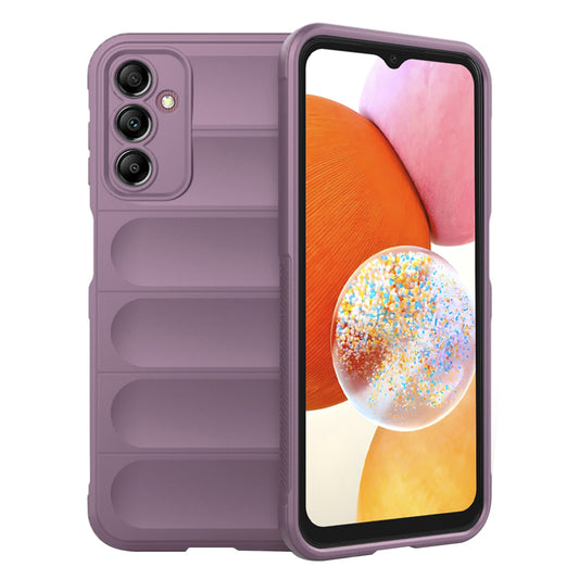 Pouzdro pro Samsung Galaxy A14 A145 / A14 5G A146, Techsuit, Magic Shield, Fialové