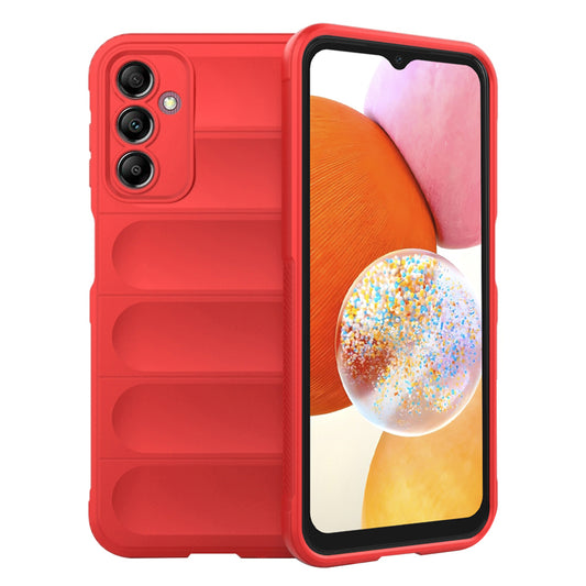 Pouzdro pro Samsung Galaxy A14 A145 / A14 5G A146, Techsuit, Magic Shield, červené