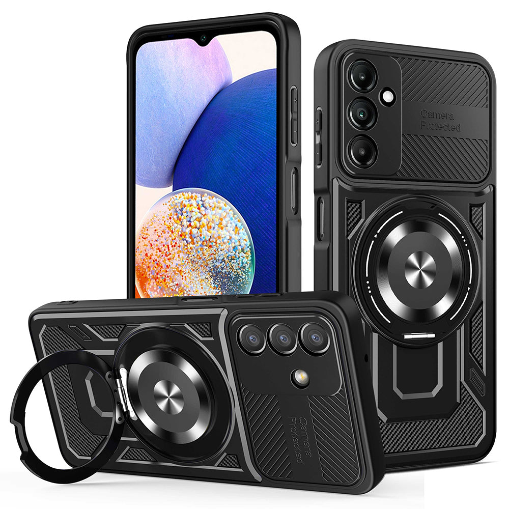 Pouzdro pro Samsung Galaxy A14 A145 / A14 5G A146, Techsuit, RuggedCam, Černé