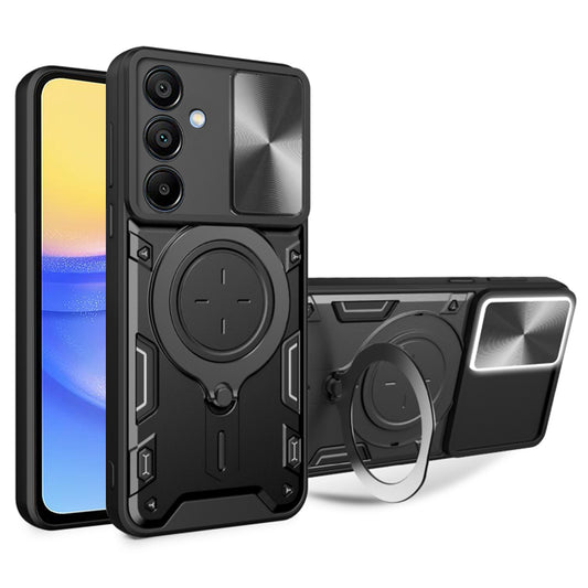 Pouzdro pro Samsung Galaxy A15 5G A156 / A15 A155, Techsuit, CamGuard Pro, Černé