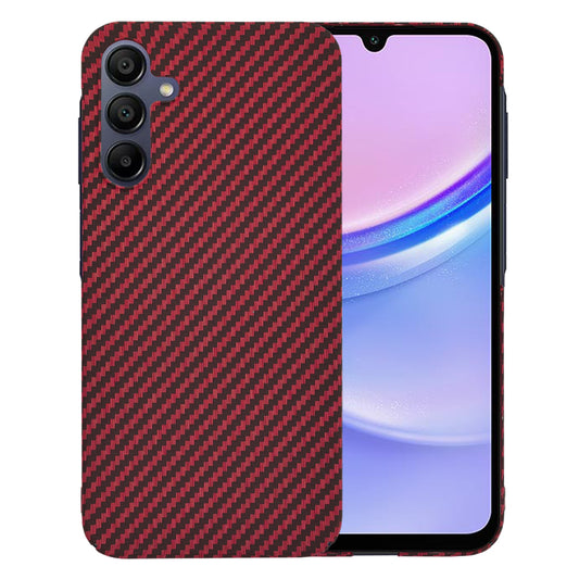 Pouzdro pro Samsung Galaxy A15 5G A156 / A15 A155, Techsuit, Carbonite FiberShell, červené
