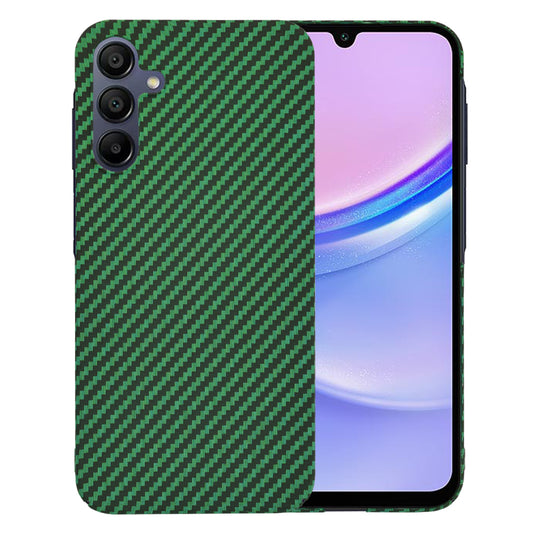 Pouzdro pro Samsung Galaxy A15 5G A156 / A15 A155, Techsuit, Carbonite FiberShell, zelené