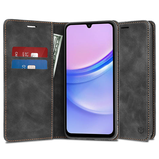 Pouzdro pro Samsung Galaxy A15 5G A156 / A15 A155, Techsuit, Confy, Černé