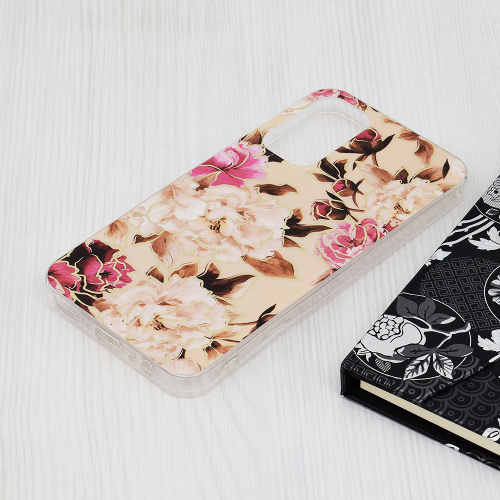 Pouzdro pro Samsung Galaxy A15 5G A156 / A15 A155, Techsuit, Marble, Bežové