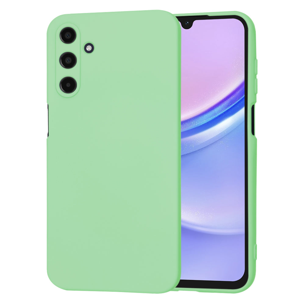Pouzdro pro Samsung Galaxy A15 5G A156 / A15 A155, Techsuit, SoftFlex, Světle zelené