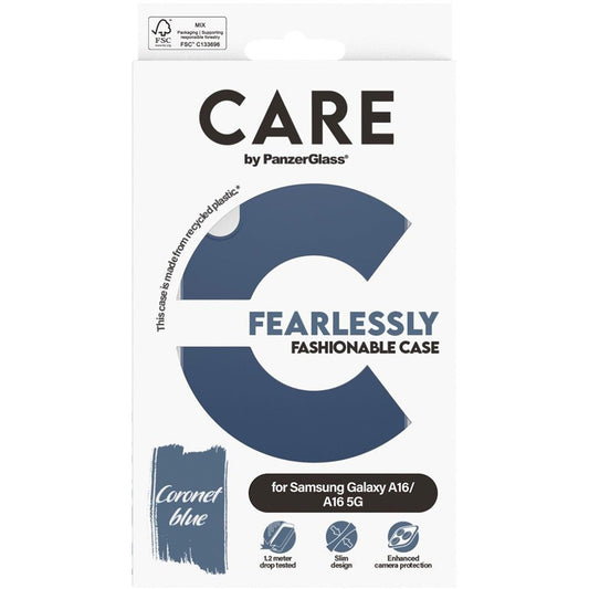 Pouzdro pro Samsung Galaxy A16 5G A166 / A16 4G A165, PanzerGlass, Care Fashionable, Modrá